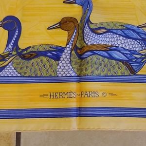 "Les Canards" HERMES" scarf